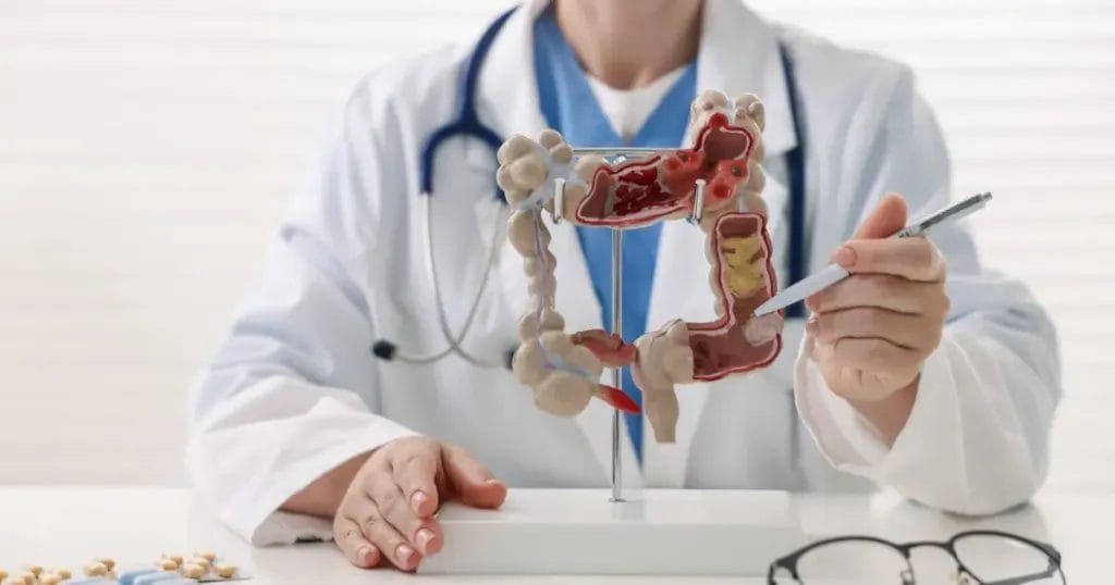 مكان ألم قرحة الاثني عشر